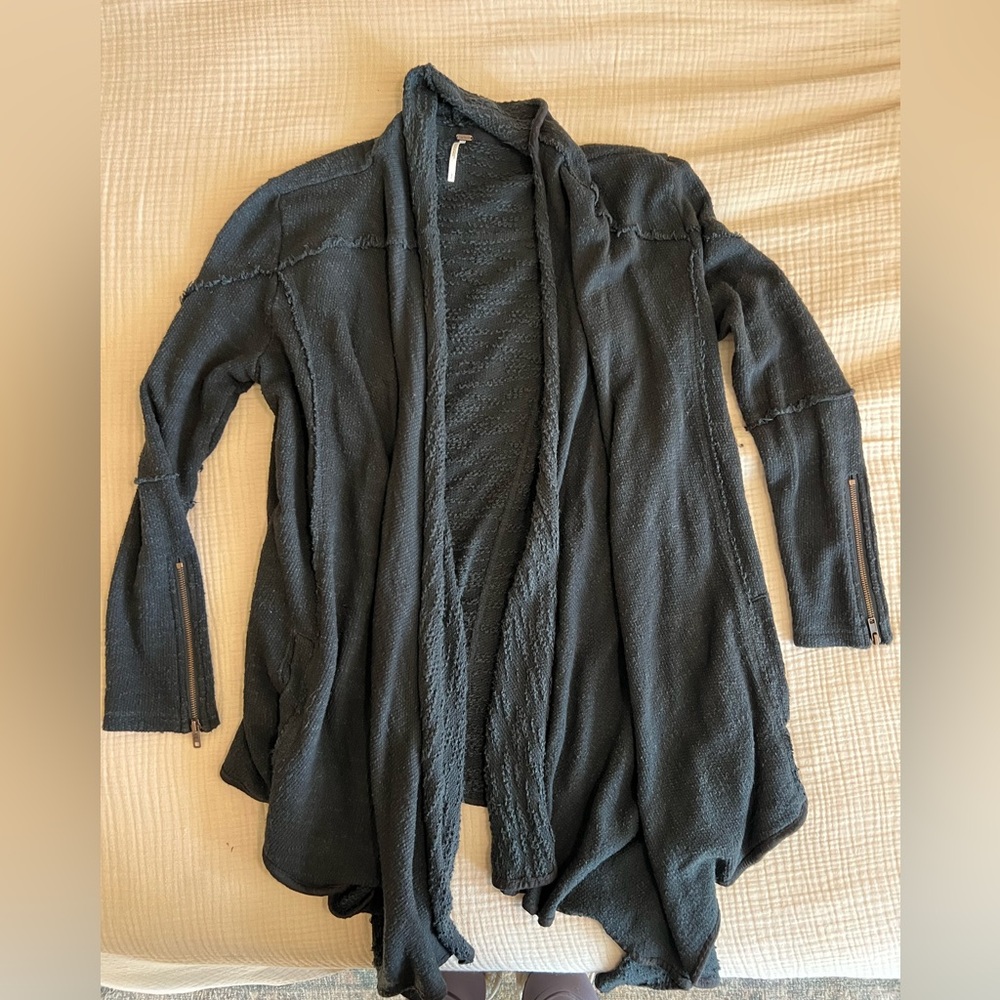 Free People Black Sweater